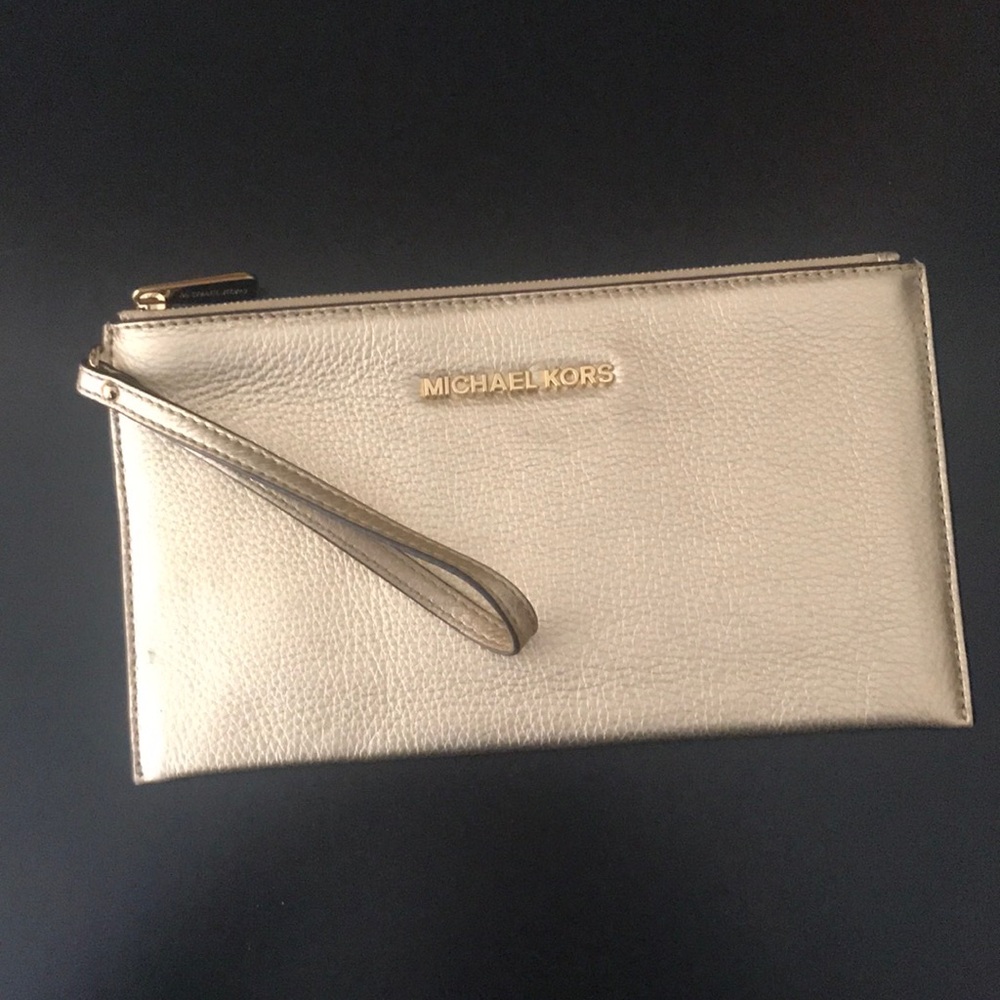 Michael Kors Gold Wristlet